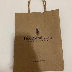 3 Polo Ralph Lauren Shopping Bags